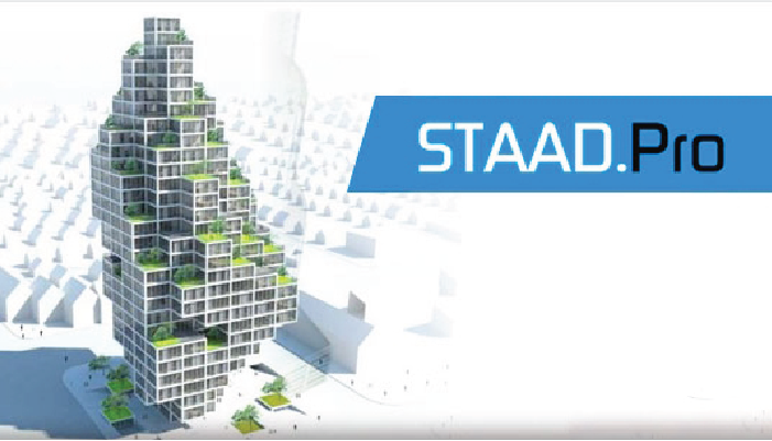 STAAD PRO – Structural analysis & design (Steel plate, shaped steel)